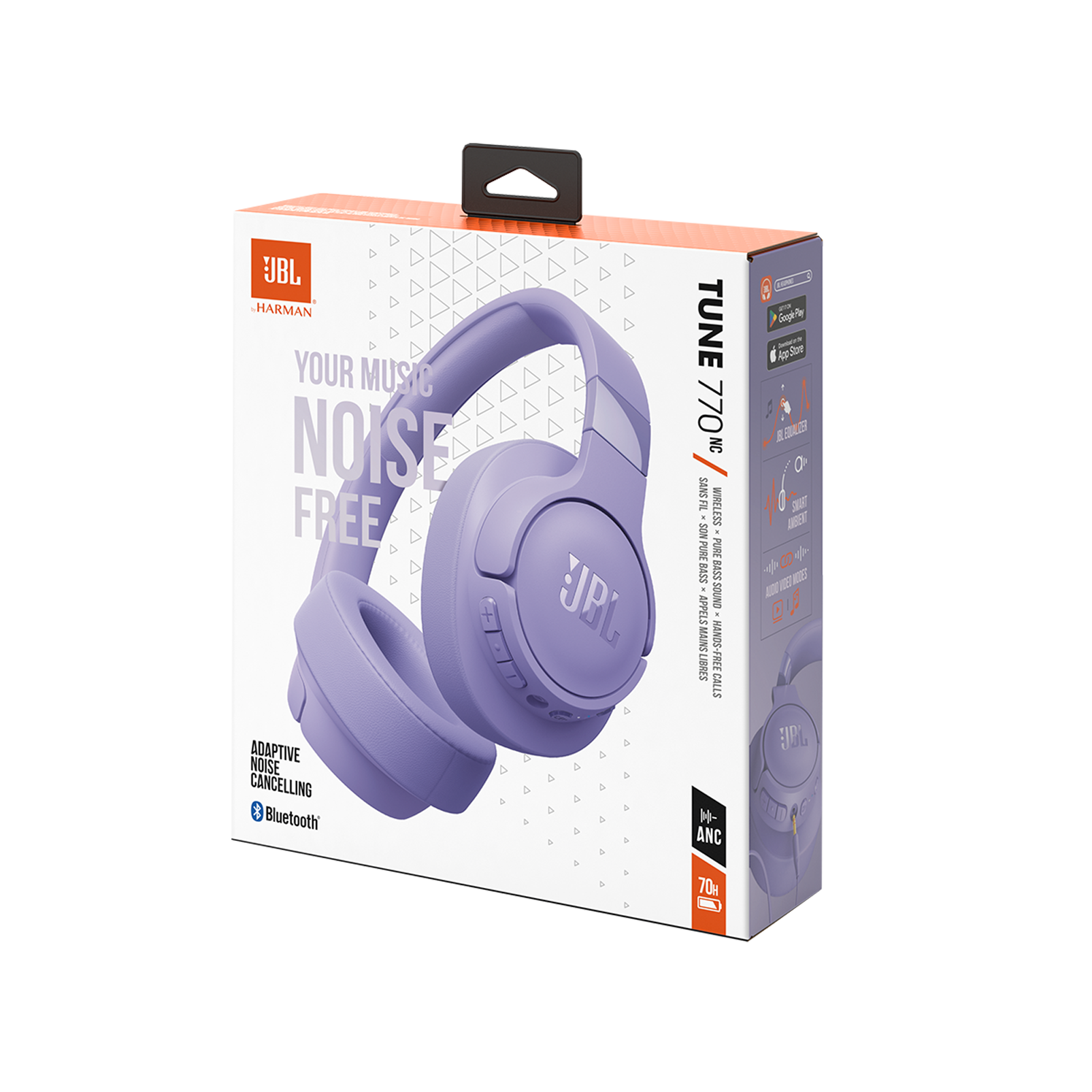 JBL公式限定 ワイヤレスヘッドホン TUNE770NC 最大約70H再生 ノイズ